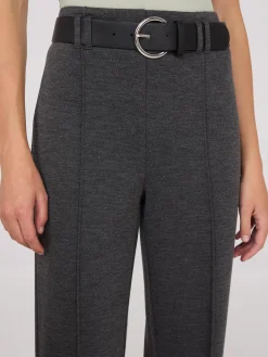 High Rise Straight Leg Pants