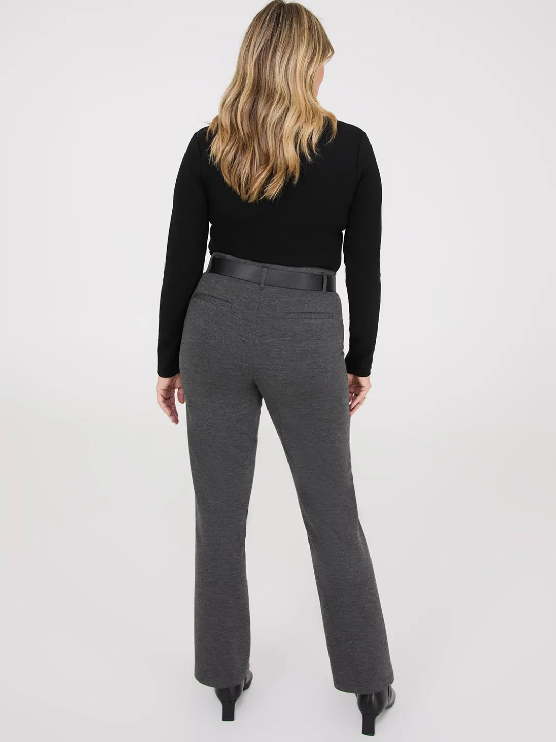 High Rise Straight Leg Pants