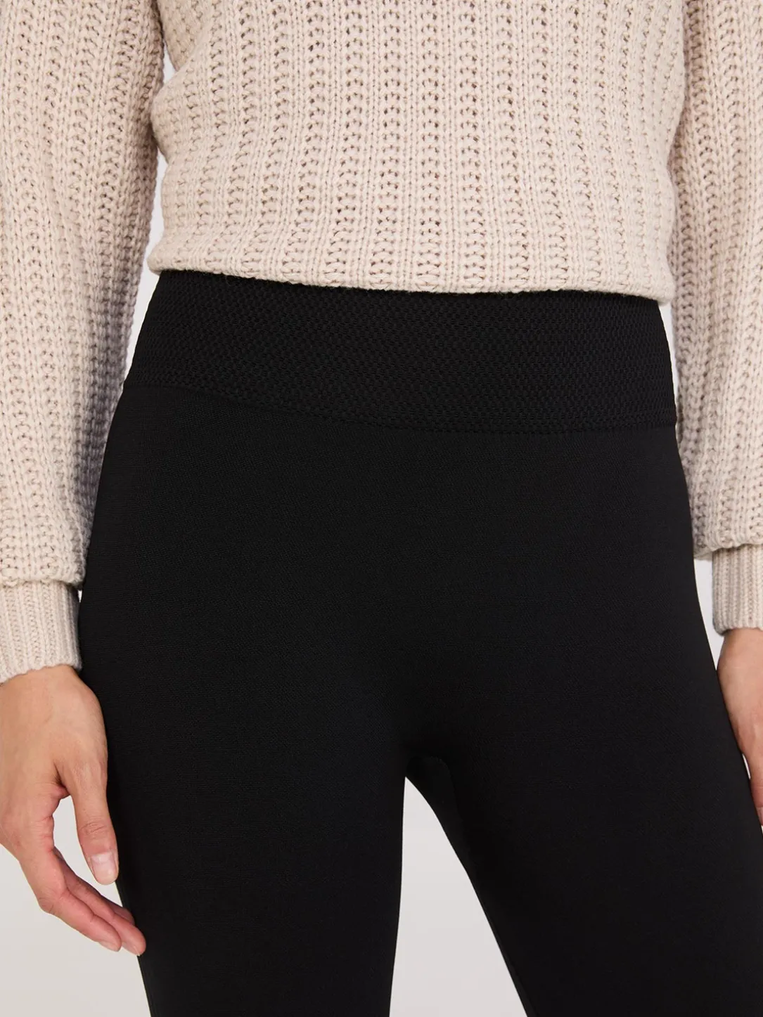 High-Rise Fleece Lined Seamless Leggings