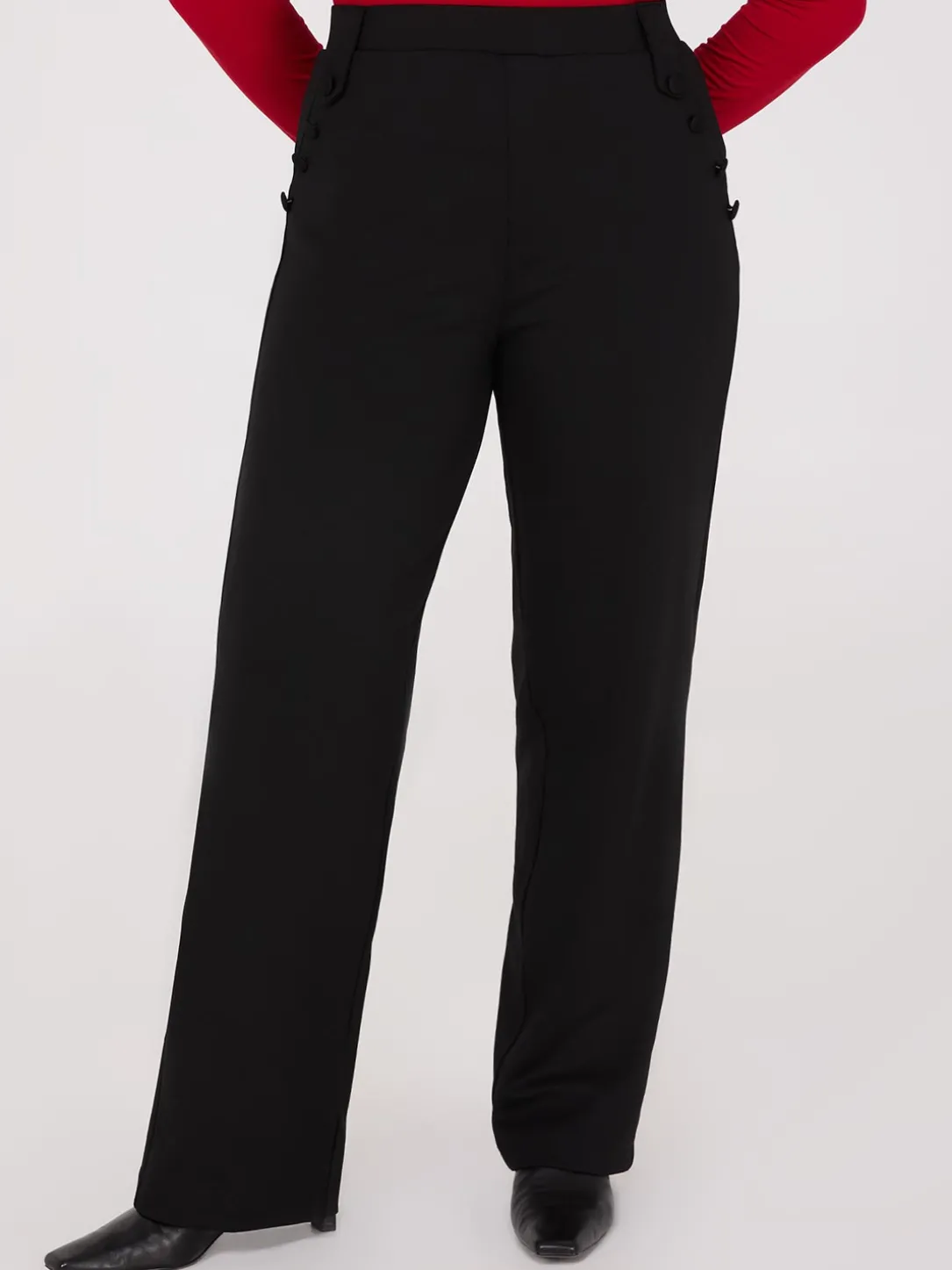 High-Rise With Button Details