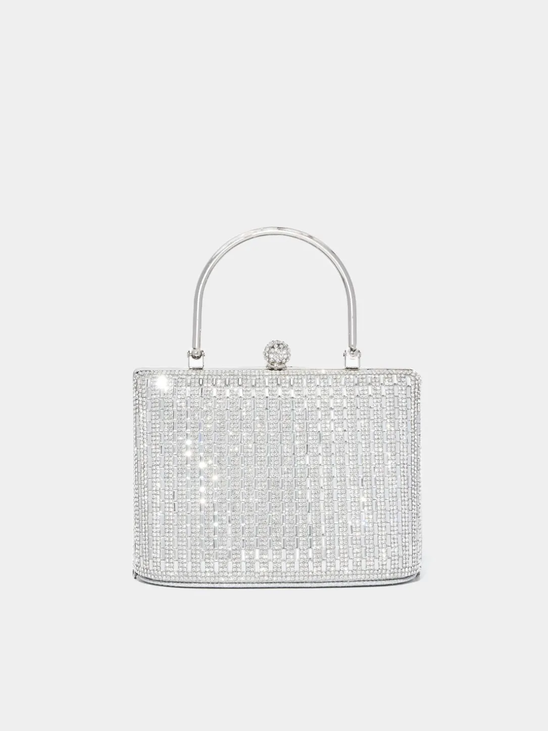 Jewelled Minaudiere With Top Handle