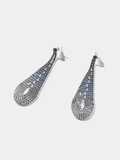 Jewelled Water Drop Earring