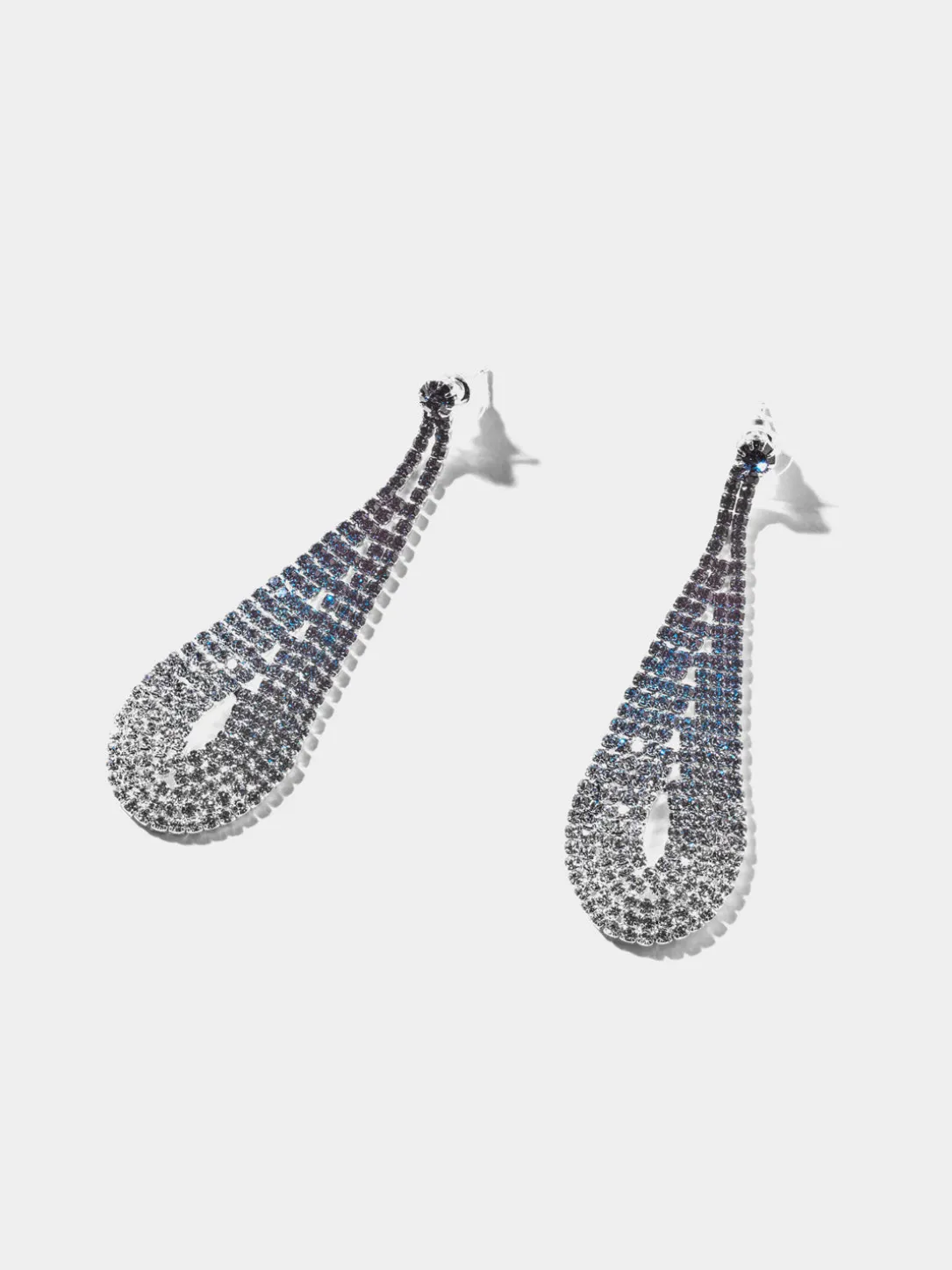 Jewelled Water Drop Earring