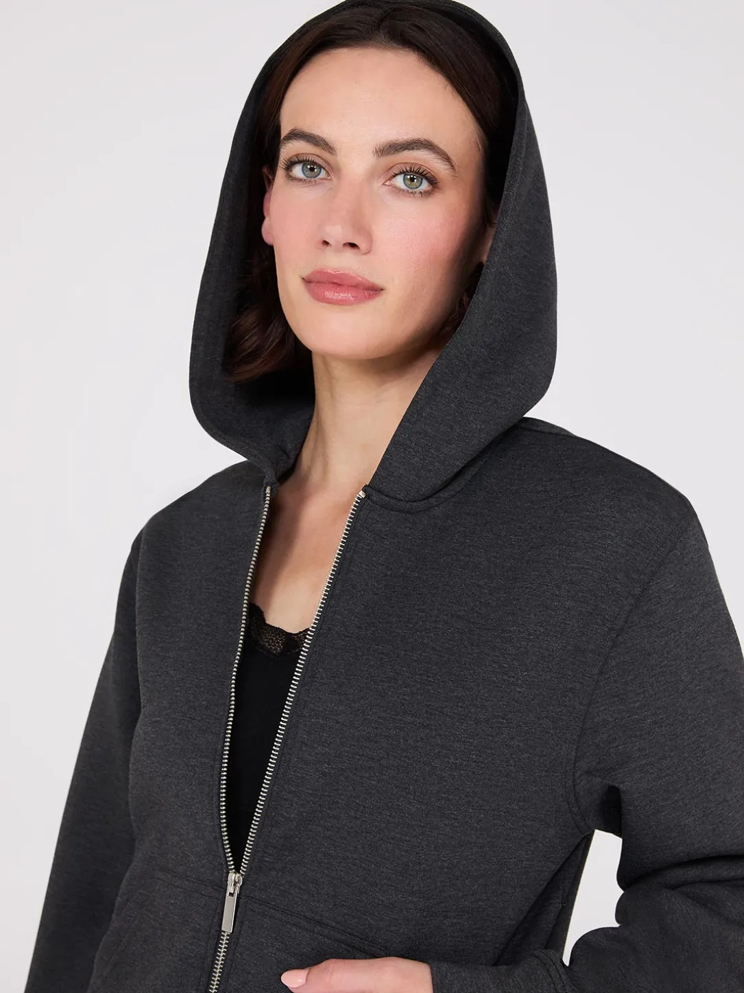 Kangaroo Pocket Zip-Up Hoodie