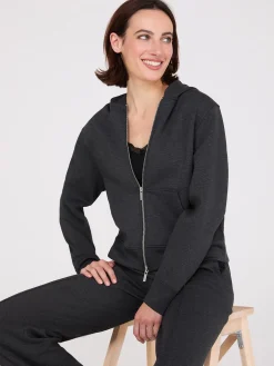 Kangaroo Pocket Zip-Up Hoodie