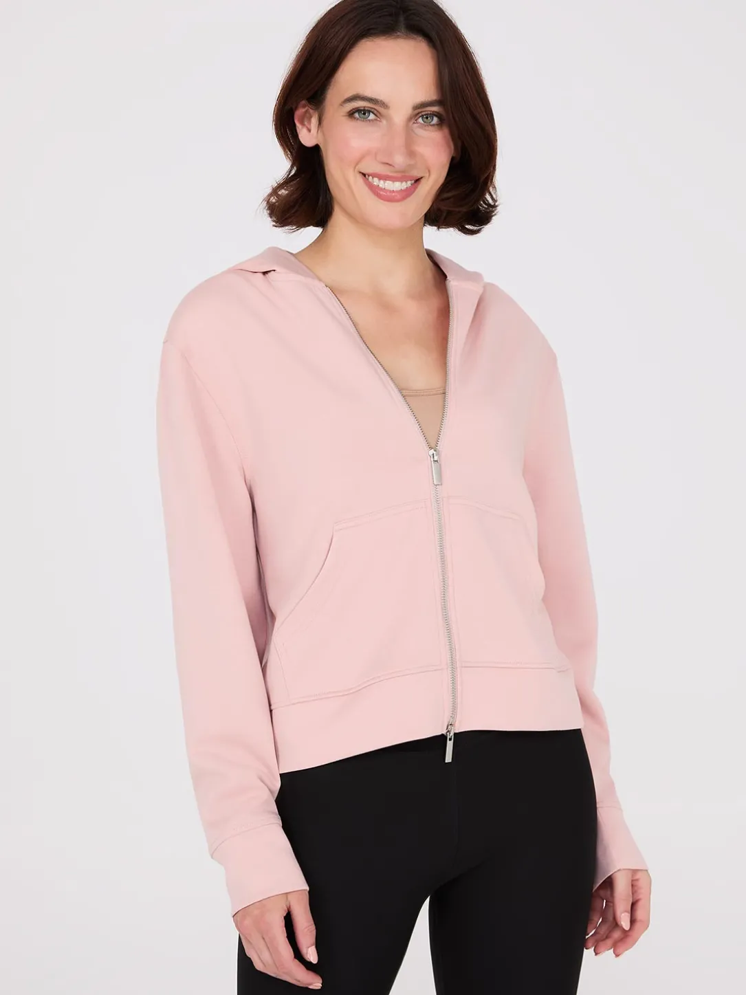 Kangaroo Pocket Zip-Up Hoodie