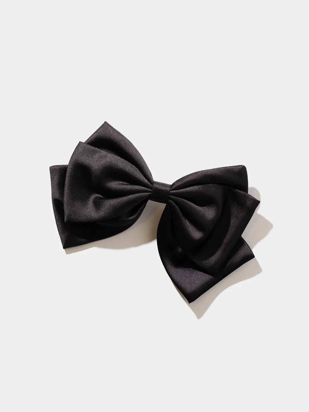 Large Satin Bow Hair Clip