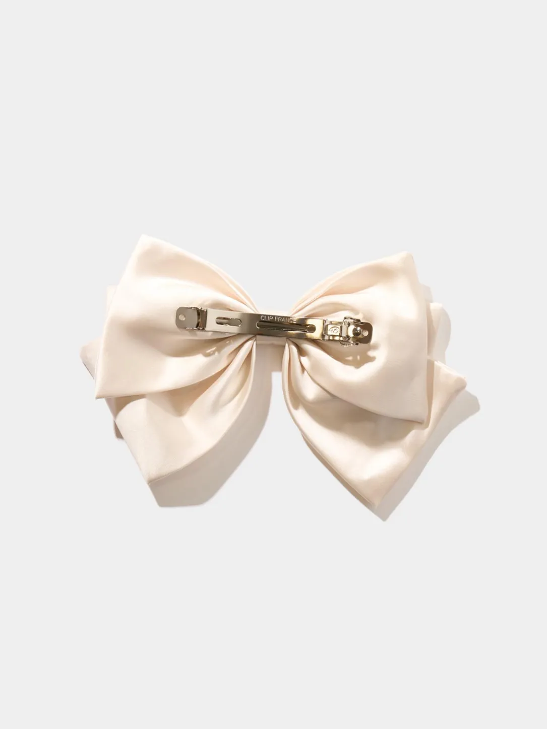 Large Satin Bow Hair Clip