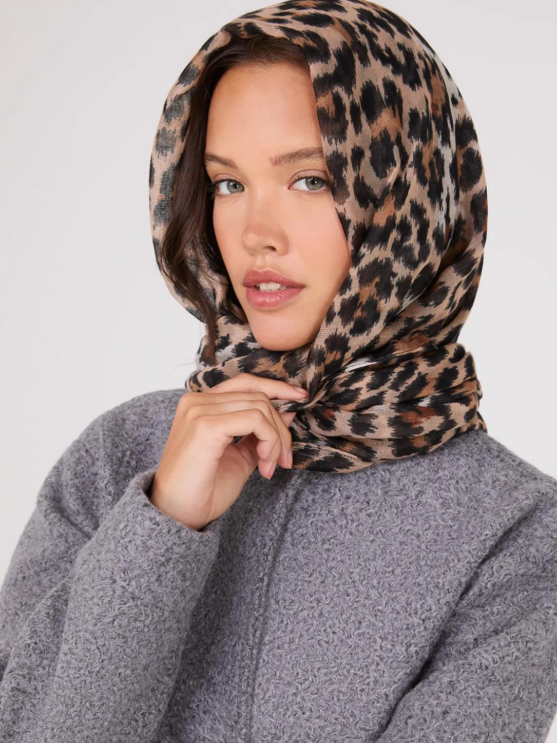 Leopard Print Scarf