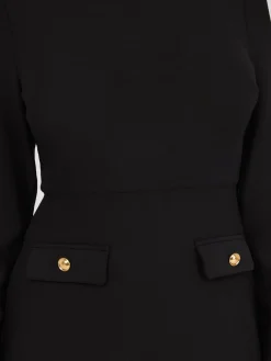 Long Sleeve A-Line Mini Dress