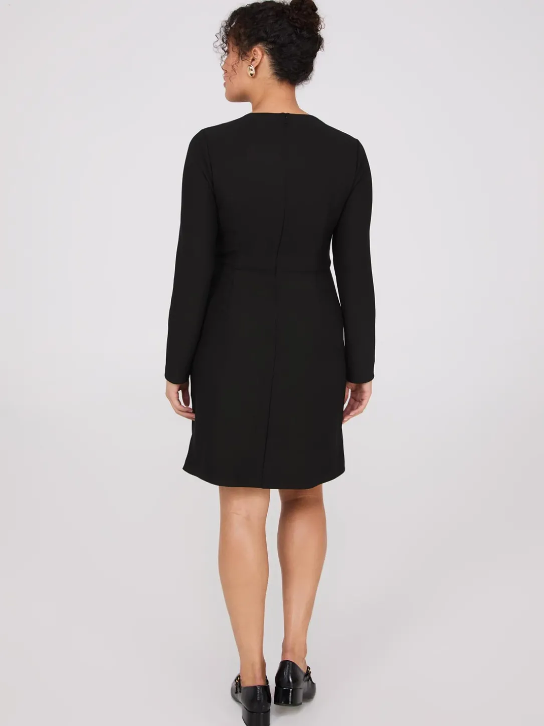 Long Sleeve A-Line Mini Dress