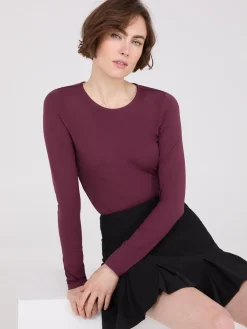 Long Sleeve Round Neck Top