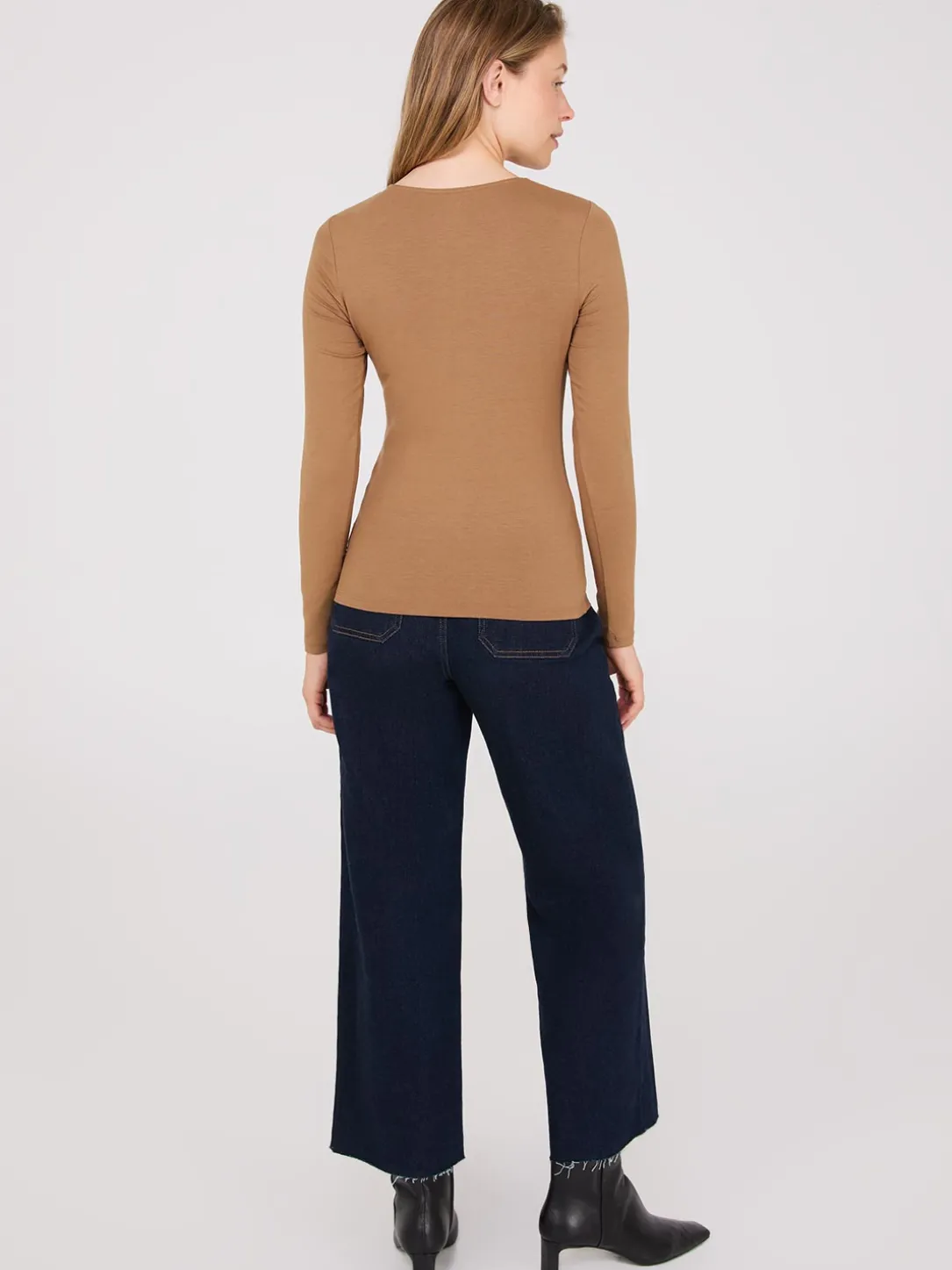 Long Sleeve Round Neck Top