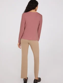 Long Sleeve Top With Metal Detail