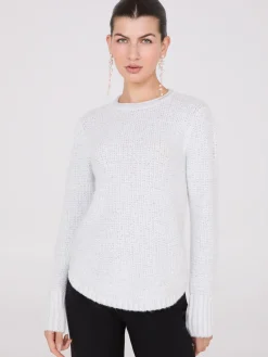 Long Sleeve Twisted Stitch Sweater