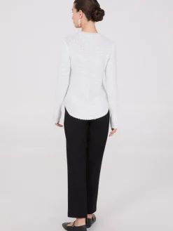Long Sleeve Twisted Stitch Sweater
