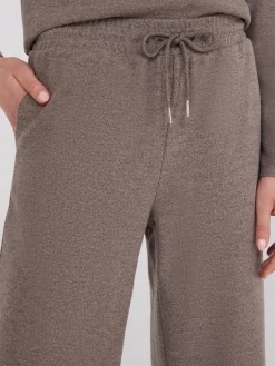 Melange Brushed Ribbed Pants