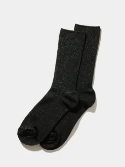 Metallic Crew Socks
