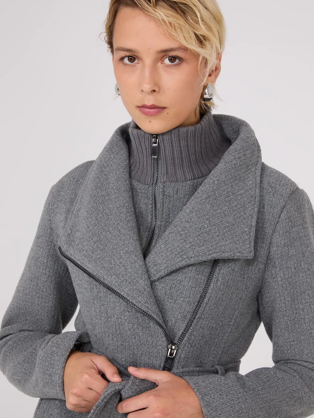 Mid-Length Wrap Coat