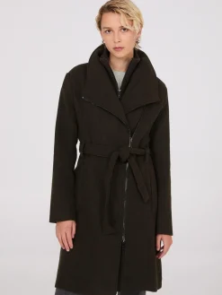 Mid-Length Wrap Coat