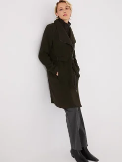 Mid-Length Wrap Coat
