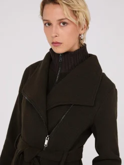 Mid-Length Wrap Coat