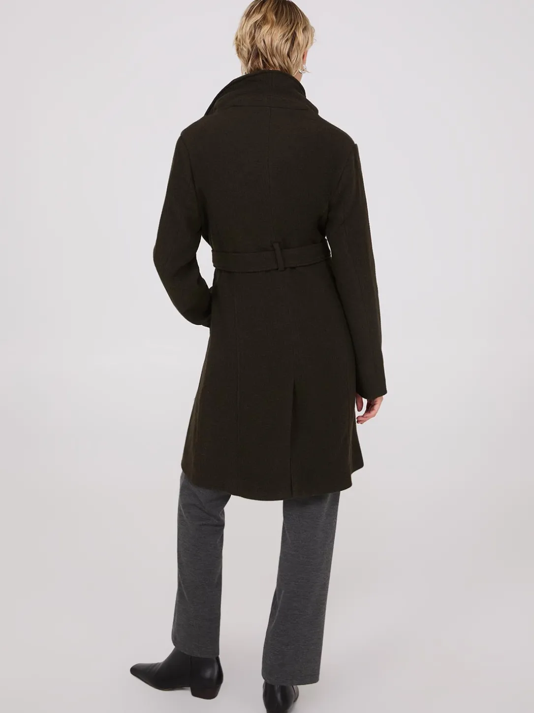 Mid-Length Wrap Coat