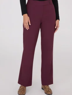 Mid-Rise Bootcut Pants
