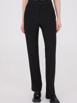 Mid-Rise Bootcut Pants