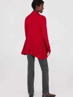 Multi Stitch Shawl Collar Duster Cardigan