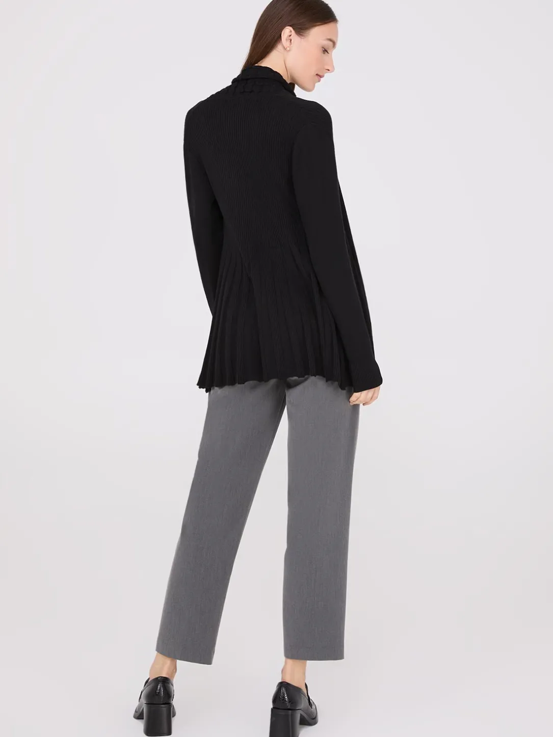 Multi Stitch Shawl Collar Duster Cardigan