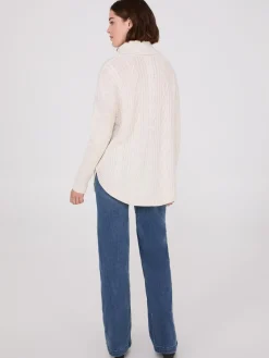 Multi-Cable Turtleneck Sweater