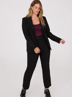 No Waistband Straight Leg Pants