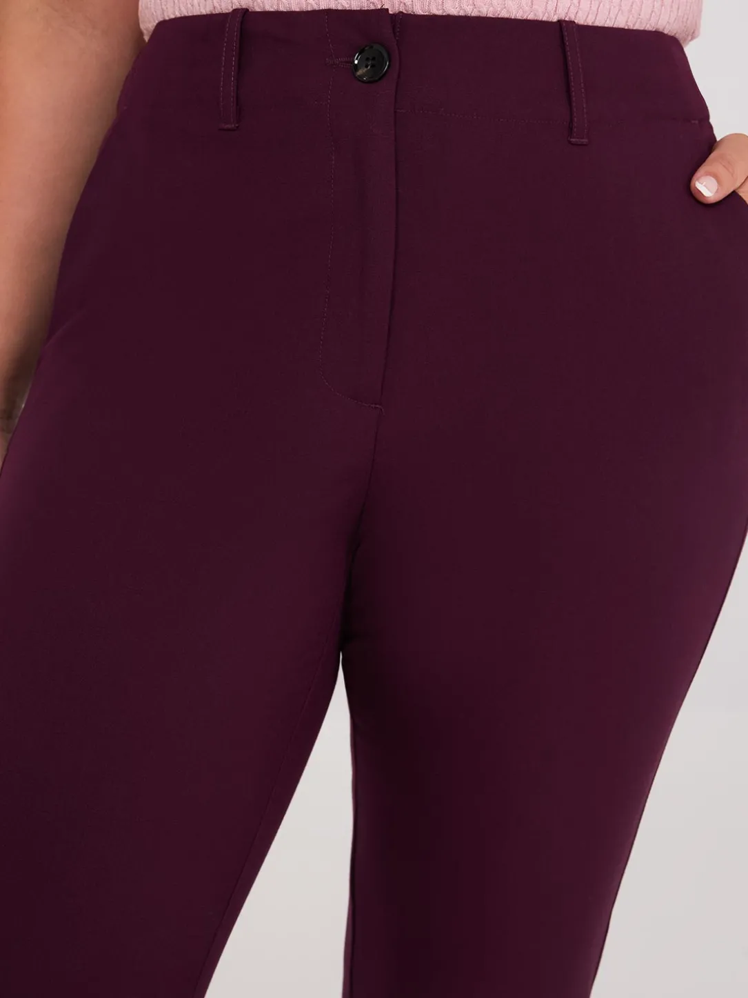 No Waistband Straight Leg Pants