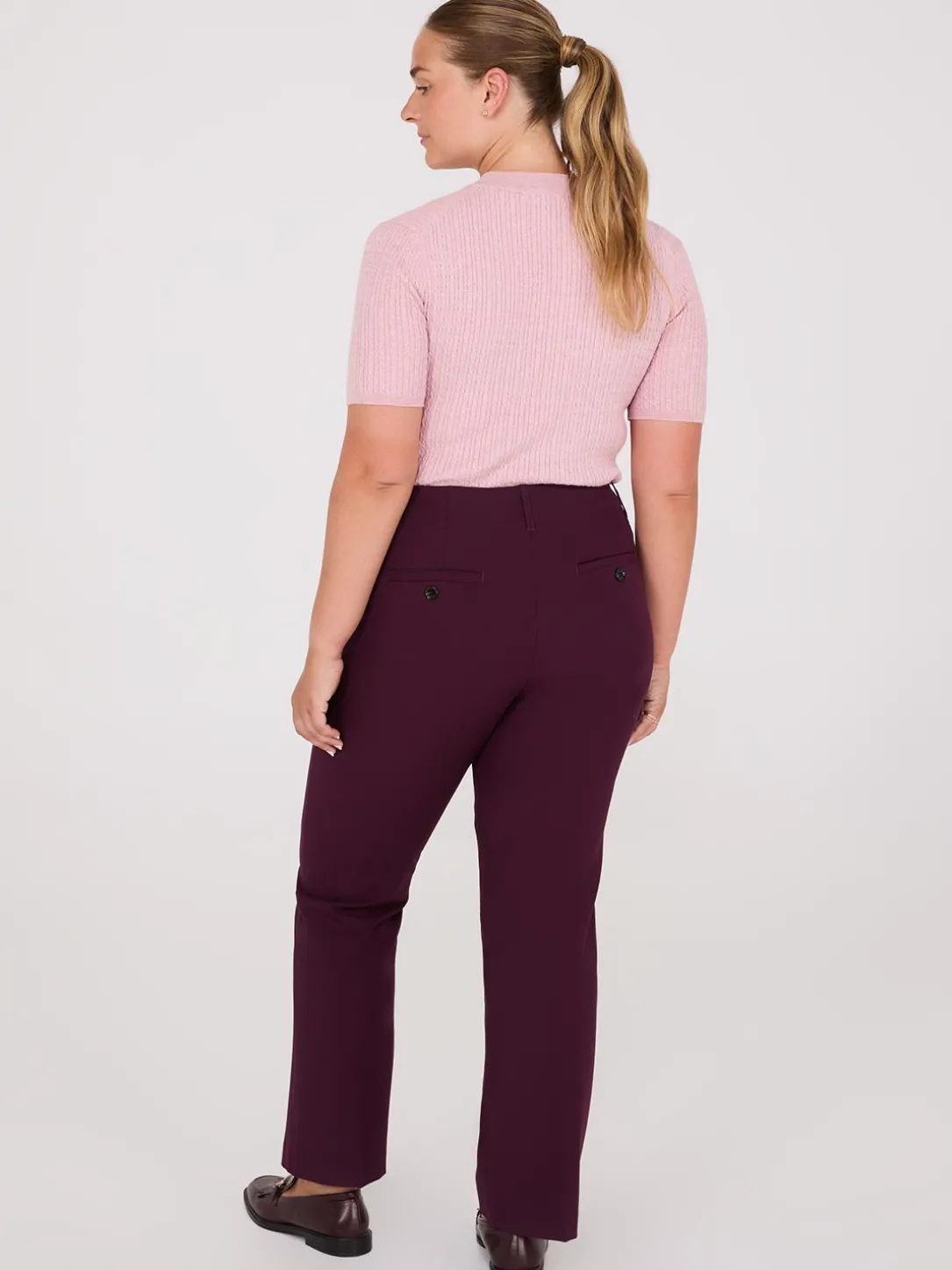No Waistband Straight Leg Pants