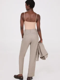 No Waistband Straight Leg Pants