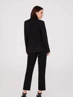 Notch Collar 2-Button Blazer