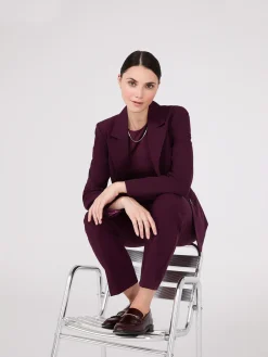 Notch Collar 2-Button Blazer