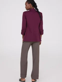 Open-Front Blazer