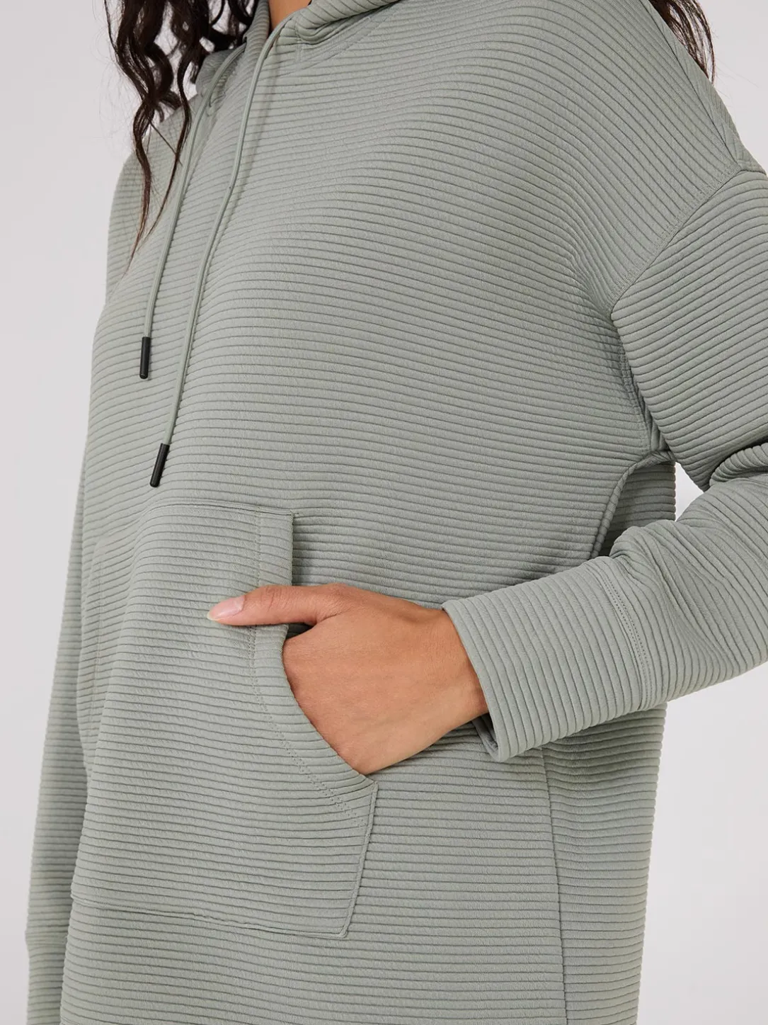 Ottoman Ribbed Hoodie