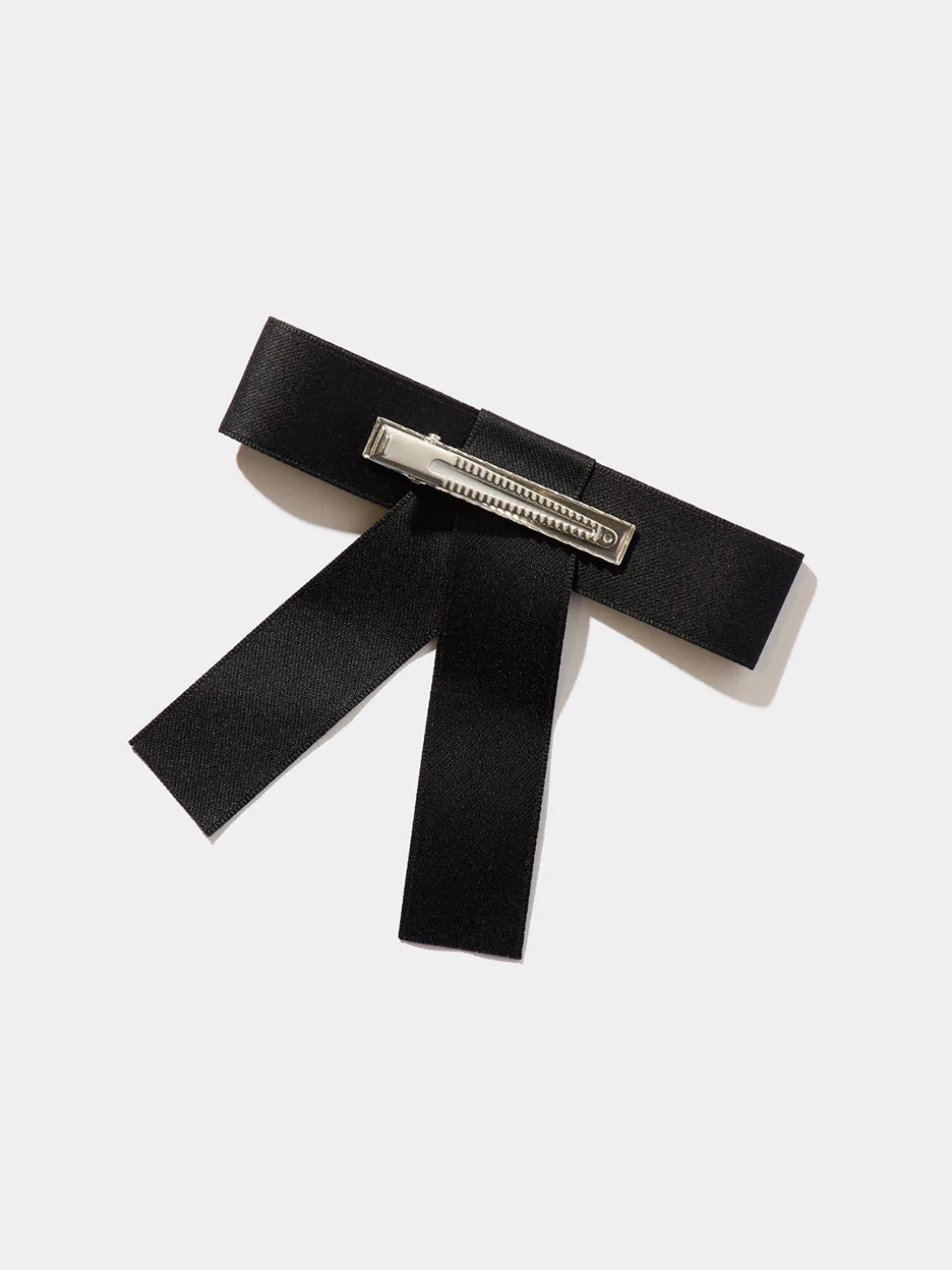 2-Pack Black Bow Hair Clips