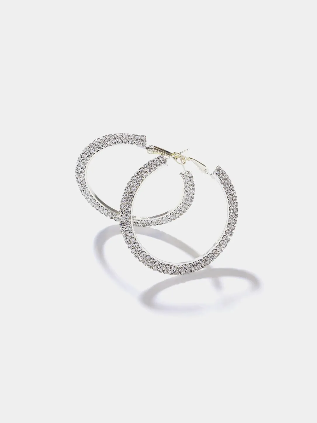 Pavé Hoop Earring