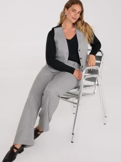Pinstripe 3-Button Vest