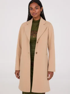 Plaid Single-Breasted Car Coat