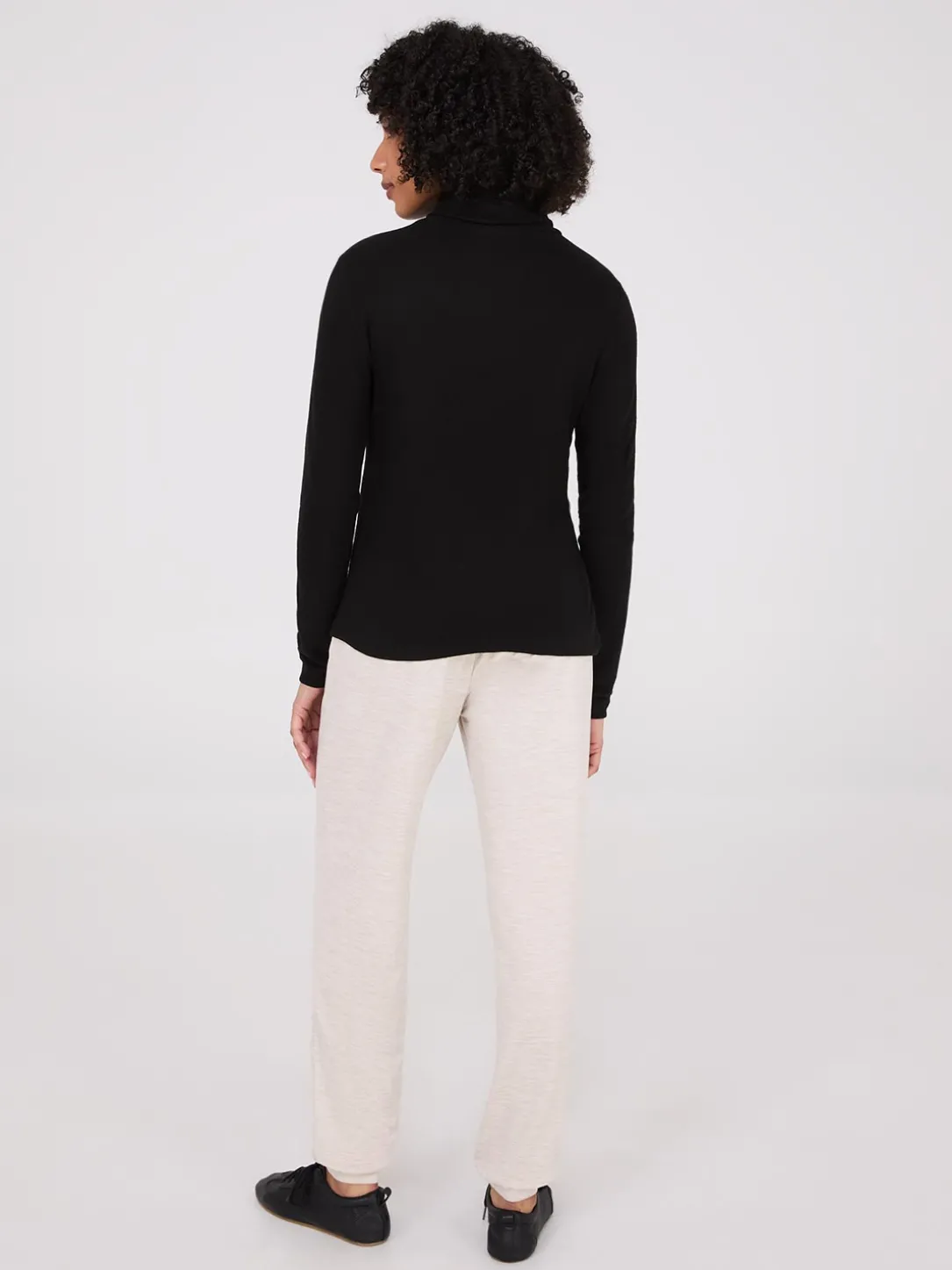 Polar Fleece Turtleneck Top
