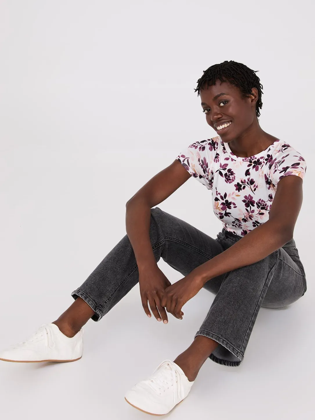 Printed Raglan Sleeve T-Shirt