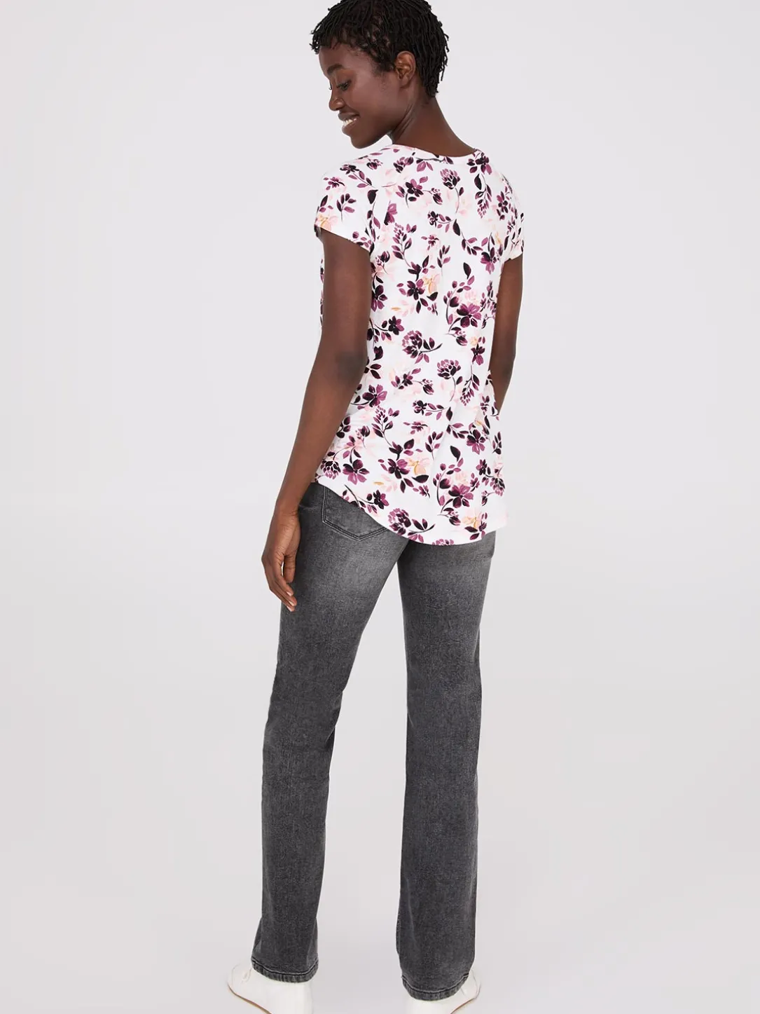 Printed Raglan Sleeve T-Shirt