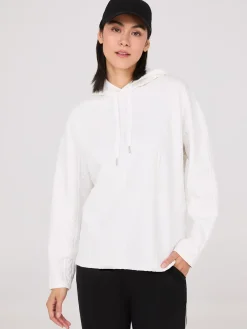 Quilted Jacquard Hoodie