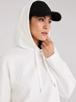 Quilted Jacquard Hoodie