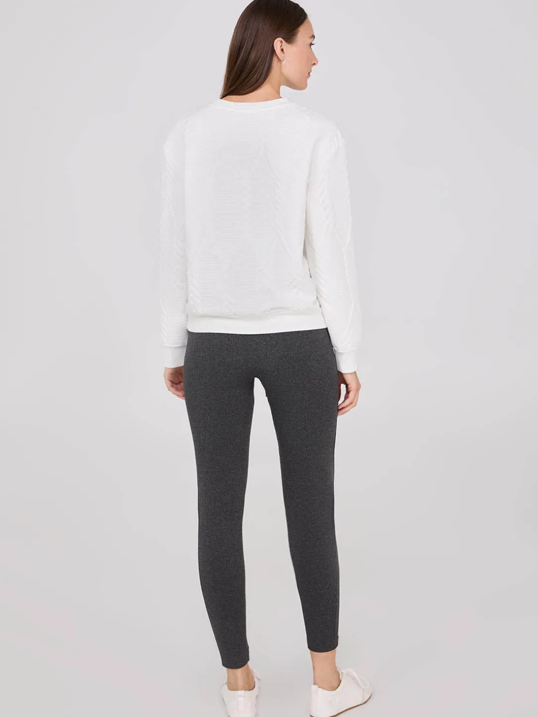 Quilted Jacquard Sweater